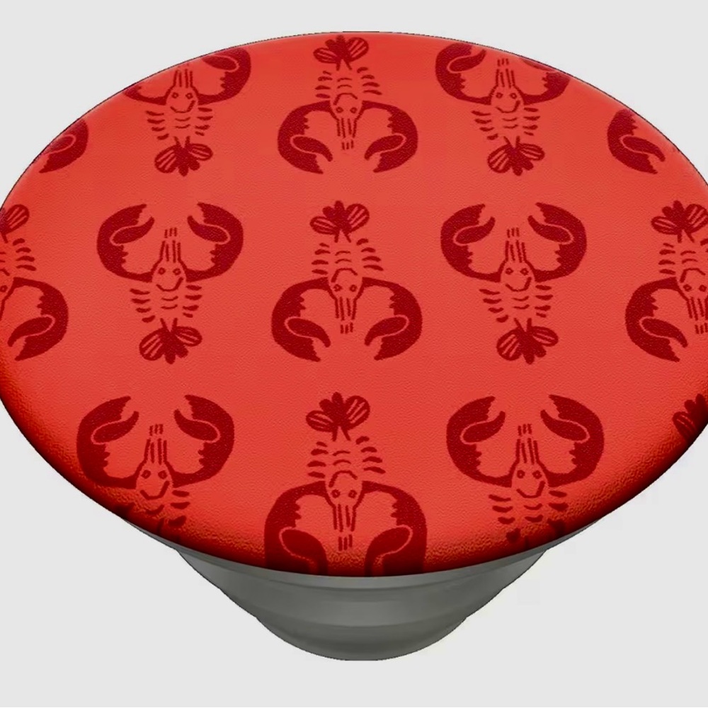 PopSocket Coral Lobster PopTop TOP ONLY Replacement - Picture 3 of 8